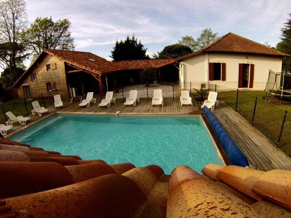 Ensemble De 3 Villas Avec Piscine Chauffee, Esprit Detente Sanguinet Exteriér fotografie