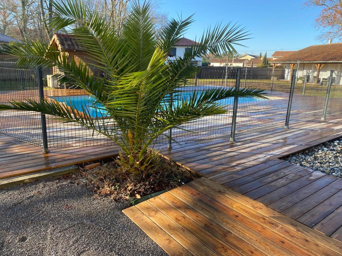 Ensemble De 3 Villas Avec Piscine Chauffee, Esprit Detente Sanguinet Exteriér fotografie